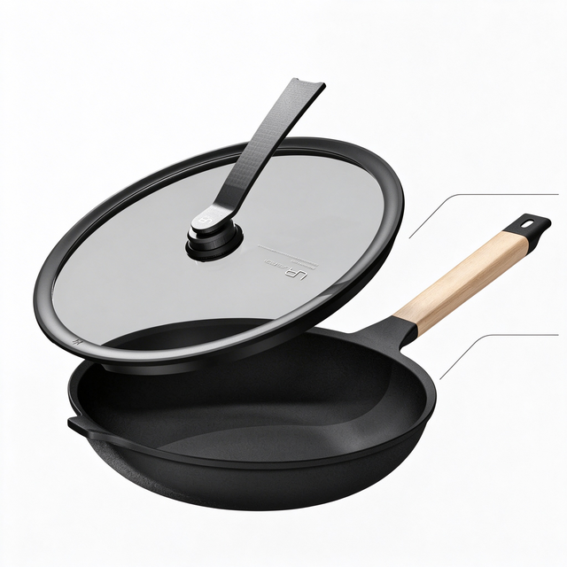 Wok de hierro fundido