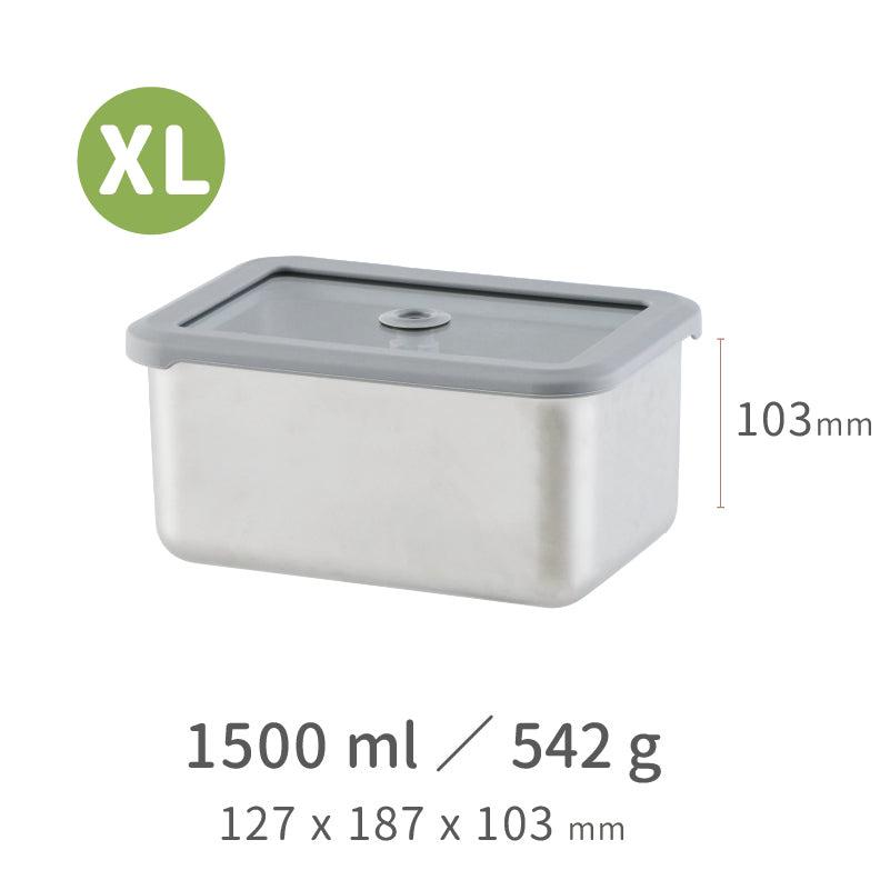 Juego de recipientes al vacío de doble caja